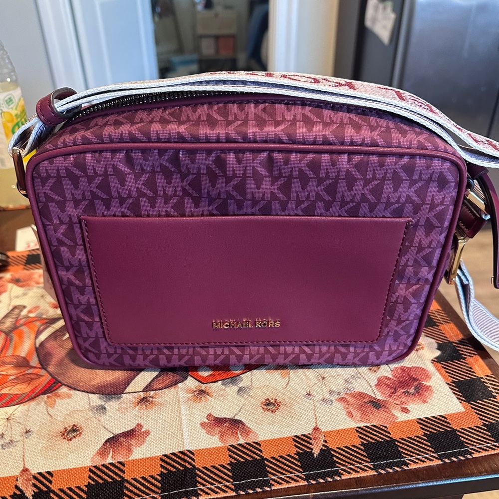 Michael Kors Mulberry Logo Crossbody